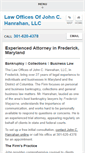 Mobile Screenshot of hanrahanlawfirm.com