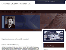 Tablet Screenshot of hanrahanlawfirm.com
